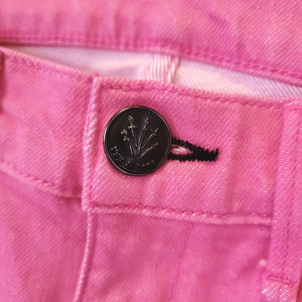 RAG & BONE Ankle Jeans | Bull Pink | SZ: 26 - Picture 9 of 13
